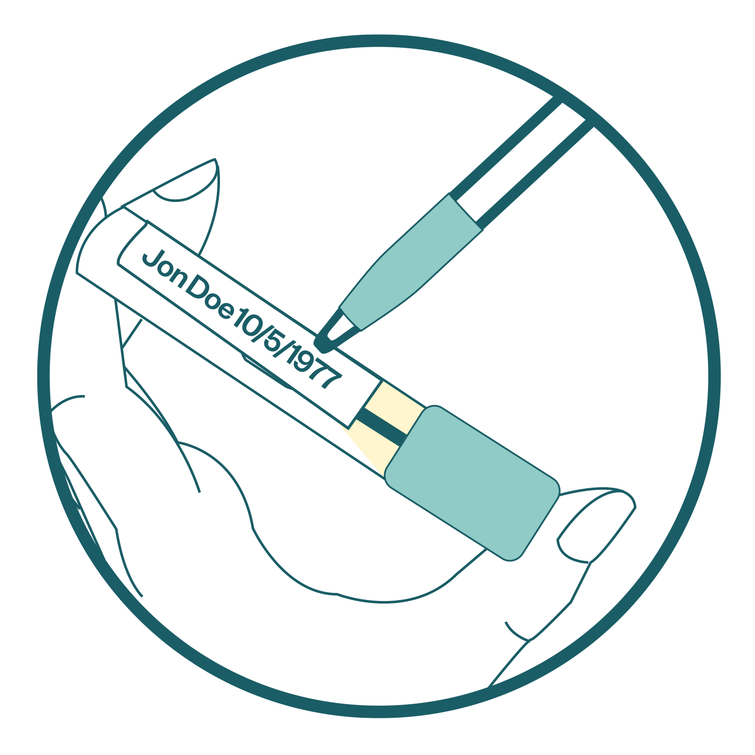 Genetic carrier screening instructions step1