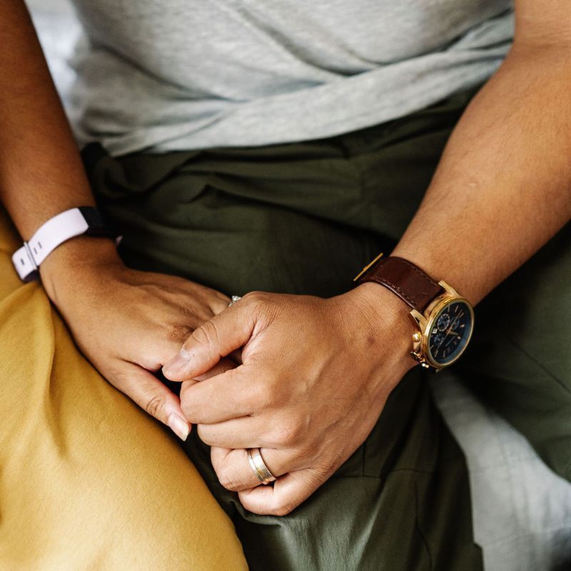 Hand holding treatment